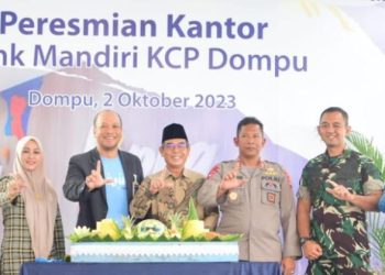 Peresmian Kantor Bank Mandiri KCP Dompu, Wabup Minta Permudah Akses Permodalan Bagi Petani   