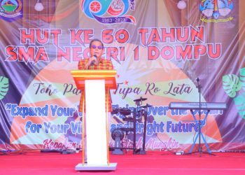 H. Syahrul Parsan Hadiri Resepsi HUT SMAN 1 Dompu Ke-60   