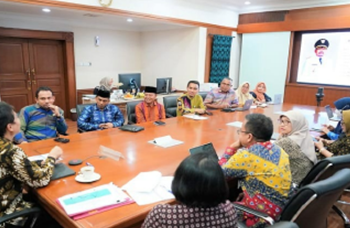 Bupati Dompu Bersama Rombongan Berkunjung ke Kemenkes RI