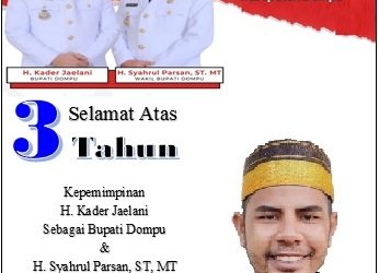 Kabag Perencanaan Keuangan Setda Dompu Ucapkan Selamat Atas Tiga Tahun Kepemimpinan AKJ-SYAH