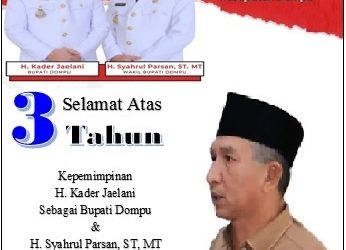 Asisten III Setda Dompu Ucapkan Selamat Atas Tiga Tahun Kepemimpinan AKJ-SYAH