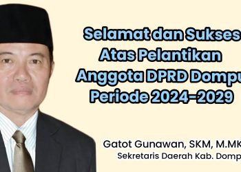 Sekda Dompu Ucapkan Selamat atas Pelantikan Anggota DPRD Kabupaten Dompu Periode 2024-2029