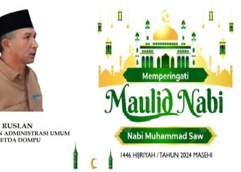 Asisten III Setda Dompu Mengucapkan Selamat Memperingati Maulid Nabi Muhammad SAW 1446 Hijriyah