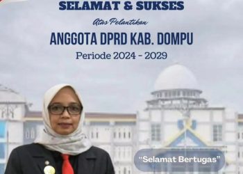 PJs. Bupati Dompu Ucapkan Selamat dan Sukses Atas Pelantikan Anggota DPRD Dompu Periode 2024-2029