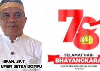 Kabag Umum Setda Dompu Ucapkan Selamat Hari Bhayangkara ke 78 Tahun 2024