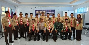 Kadis Dikpora Wakili Pjs. Bupati Dompu Hadiri Muscab Pramuka