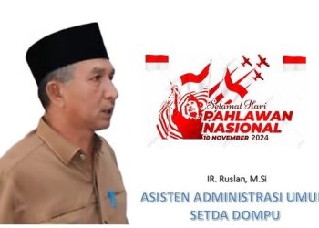 Asisten III Setda Dompu Ucapkan Selamat Hari Pahlawan Nasional Tahun 2024