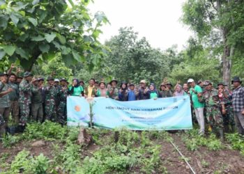 Komit Terhadap Pelestarian Lingkungan, PT. STM Dukung Hari Menaman Pohon di Dompu