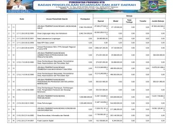 RINGKASAN APBD PROVINSI NTB YANG DIKLASIFIKASI MENURUT URUSAN PEMERINTAHAN DAERAH DAN ORGANISASI TAHUN ANGGARAN 2025..(7)