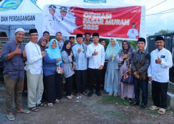 Masyarakat Desa Tolokalo Sambut Gembira Pasar Murah Disperindag