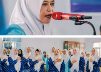 Bunda PAUD Dompu Hadiri Pelantikan HIMPAUDI Masa Bhakti 2025-2029