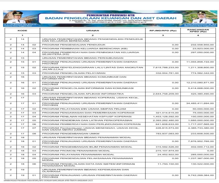 Sinkronisasi Program pada RPJMD/RPD dengan Rancangan APBD TA. 2025..(28)