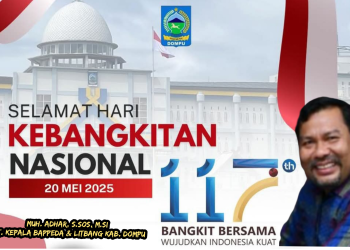 Bappeda dan Litbang Kabupaten Dompu Ucapkan Selamat Hari Kebangkitan Nasional Tahun 2025