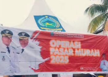 Pasar Murah Disperindag di Desa Ranggo Ramai Pengunjung