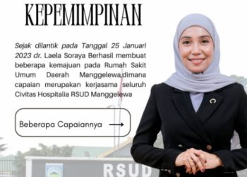 ‎Tiga Tahun Kepemimpinan dr. Laela Soraya, Menata Harapan, Menguatkan Layanan Kesehatan di RSUD Manggelewa