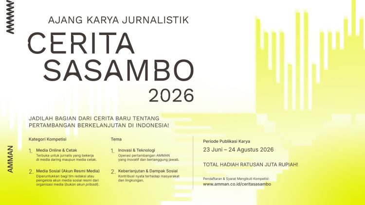 Ajang Anugerah Jurnalistik ‘Cerita Sasambo’ Kembali Digelar, AMMAN Perkuat Ekosistem Jurnalisme di NTB