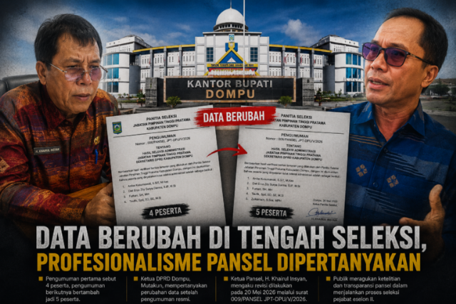 Data Berubah, Profesionalisme Pansel Dipertanyakan
