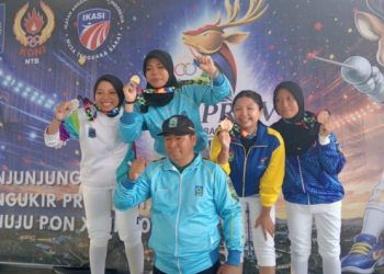Sulistiawati Sumbang Emas, Anggar Dompu Tambah Tiga Medali di Porprov NTB 2026
