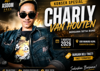 Persiapan Konser Charly Van Houten di Dompu Rampung, Reza Ajak Masyarakat Segera Beli Tiket