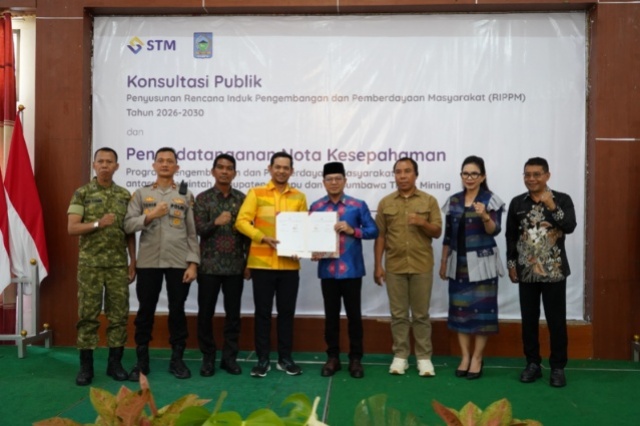 Pemkab Dompu dan PT STM Teken Nota Kesepakatan Program Pengembangan Masyarakat