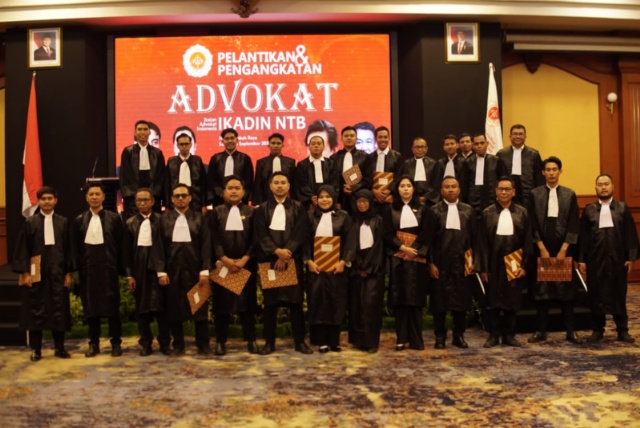 25 Advokat Resmi Bergabung, IKADIN NTB Dorong Penegakan Hukum yang Profesional dan Berkeadilan
